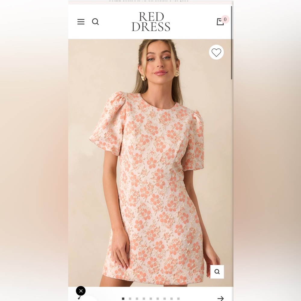 Floral Puff Sleeve Dress